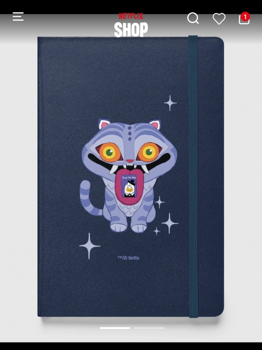 KPop Demon Hunters Derpy Hardcover Notebook Blue
